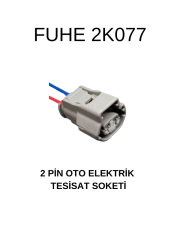 2K077 2 PİN OTO ELEKTRİK TESİSAT SOKETİ