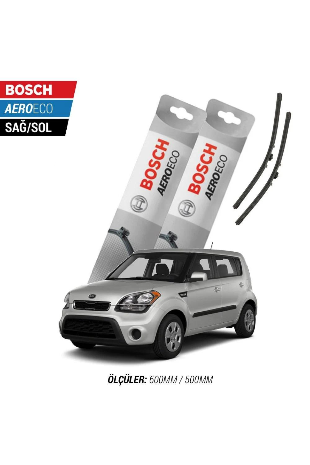 Kia Soul 2011 Model Bosch Aeroeco Muz Silecek Takımı