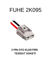 2K095 2 PİN OTO ELEKTRİK TESİSAT SOKETİ