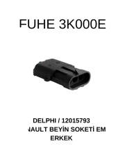 3K000E DELPHI / 12015793 RENAULT BEYİN SOKETİ EM - ERKEK