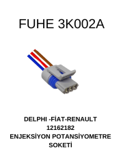3K002A DELPHI / 12162182- FIAT/RENAULT ENJEKSİYON POTANSİYEMETRE SOKETİ