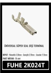 2K024T ÜNİVERSAL SÜPER SEAL DİŞİ TERMİNAL 50 ADET
