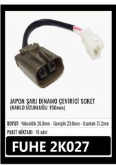 2K027 JAPON DİNAMO ÇEVİRİCİ SOKET
