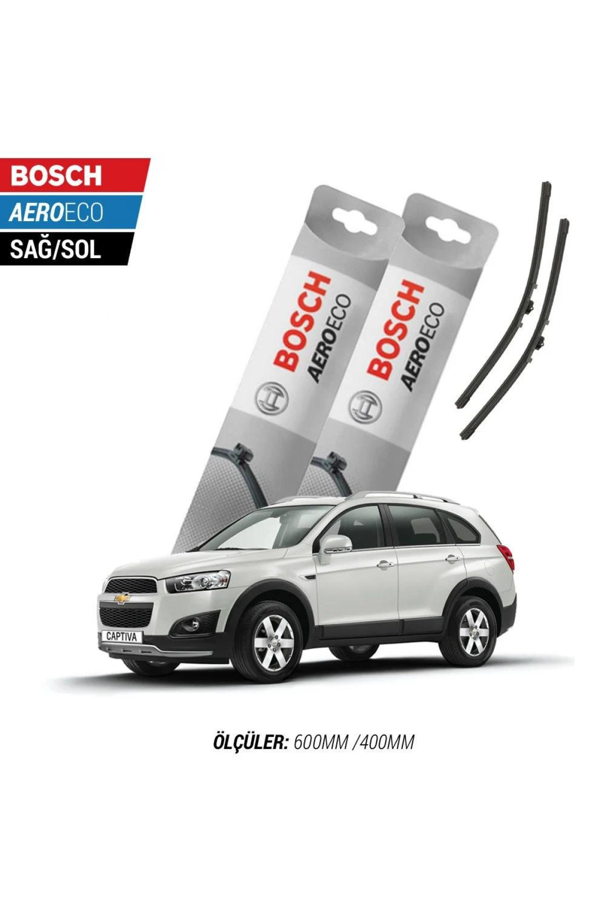 Chevrolet Captiva 2006 Model Bosch Aeroeco Muz Silecek Takımı