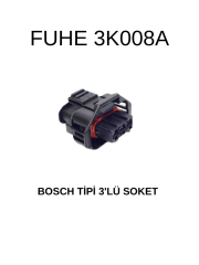 3K008A BOSCH TİPİ 3 LÜ SOKET