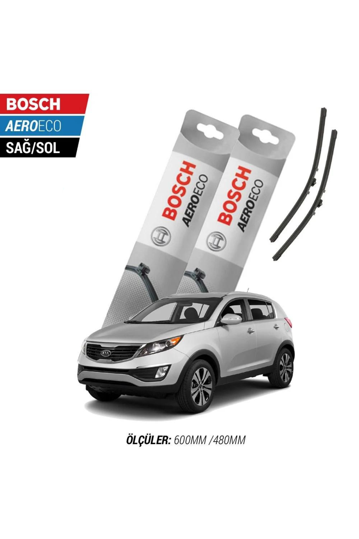 Kia Sportage 2013 Model Bosch Aeroeco Muz Silecek Takımı