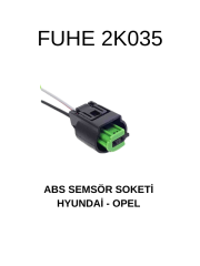 2K035 ABS SENSÖR SOKETİ HYUNDAI / OPEL