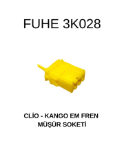 3K028 CLİO - KANGO EM FREN MÜŞÜR SOKETİ