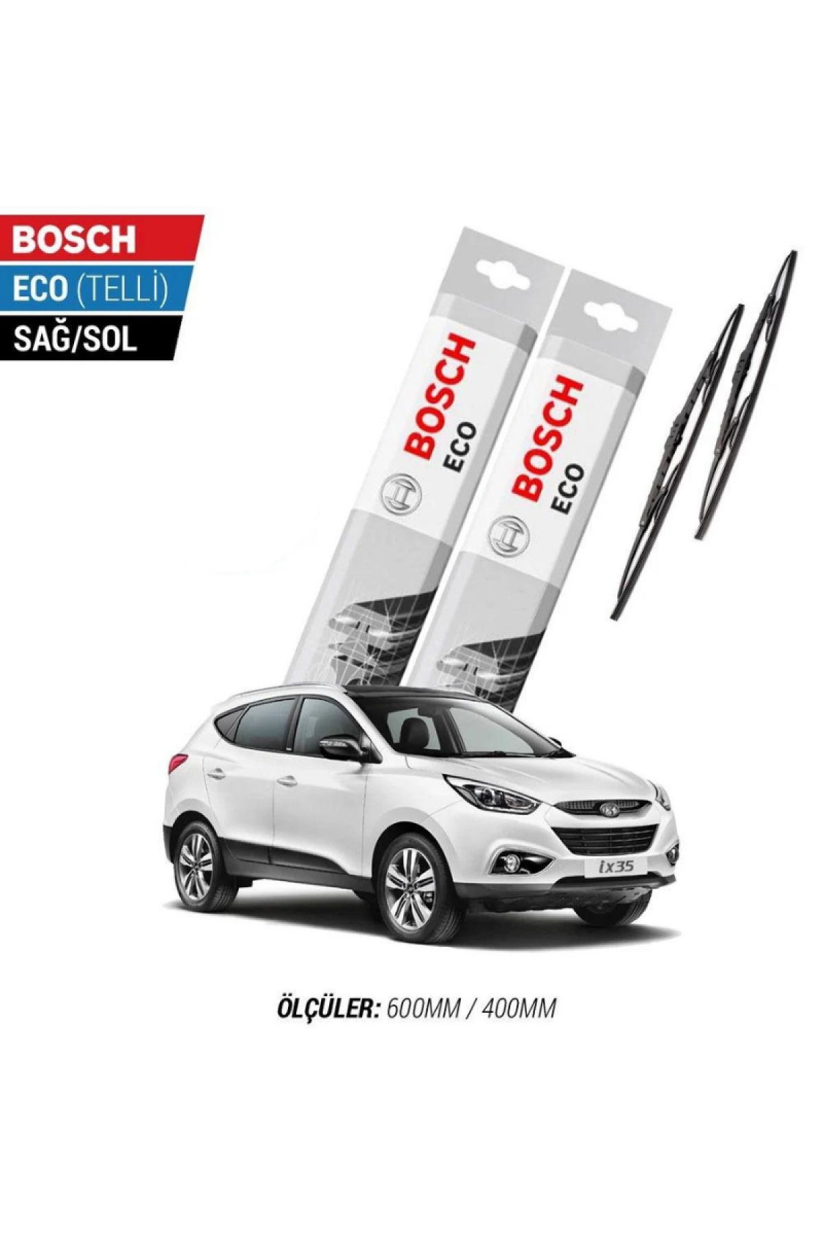 Hyundai ix35 2011 Model Silecek Takımı Bosch Eco (Telli)