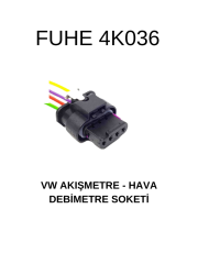 4K036 VW AKIŞMETRE - HAVA DEBİMETRE SOKETİ