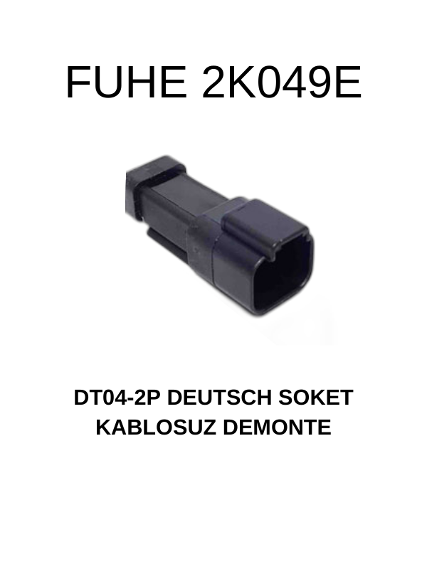 2K049E DEUTSCH SOKET KABLOSUZ DEMONTE