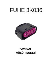 3K036 VW FAN MÜŞÜR SOKETİ