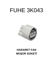 3K043 HARARET FAN MÜŞÜR SOKETİ