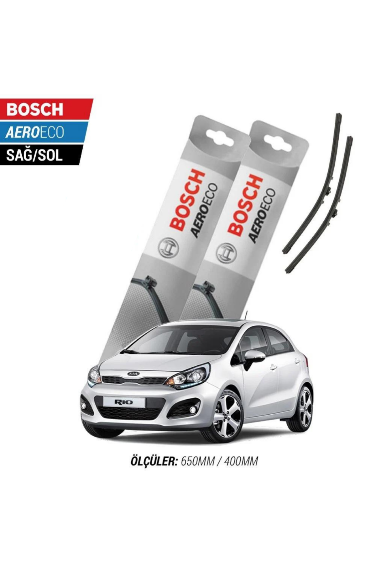 Kia Rio 2014 Model Bosch Aeroeco Muz Silecek Takımı