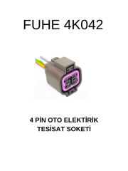 4K042 4 PİN OTO ELEKTRİK TESİSAT SOKETİ
