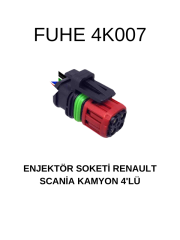 4K007 ENJEKTÖR SOKETİ RENAULT / SCANİA KAMYON 4 LÜ
