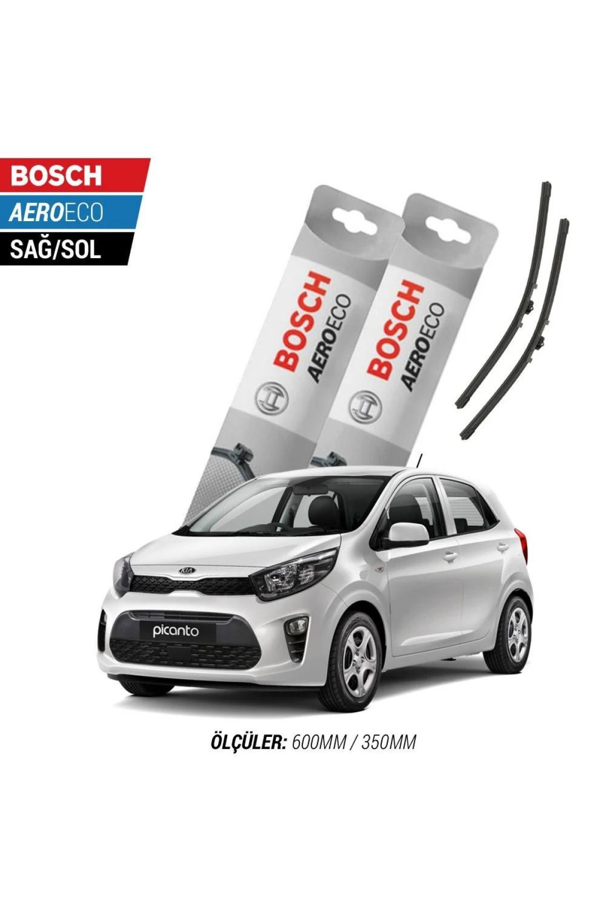 Kia Picanto 2019 Model Bosch Aeroeco Muz Silecek Takımı