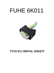6K011 TYCD 6'LI SİNYAL SOKETİ