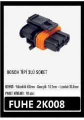 2K008 BOSCH TİPİ 3'LÜ SOKET