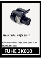 3K010 RENAULT KLİMA MÜŞÜR SOKETİ