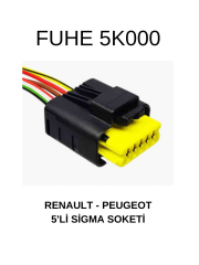 5K000 RENAULT - PEUGEOT 5 Lİ SİGMA SOKET