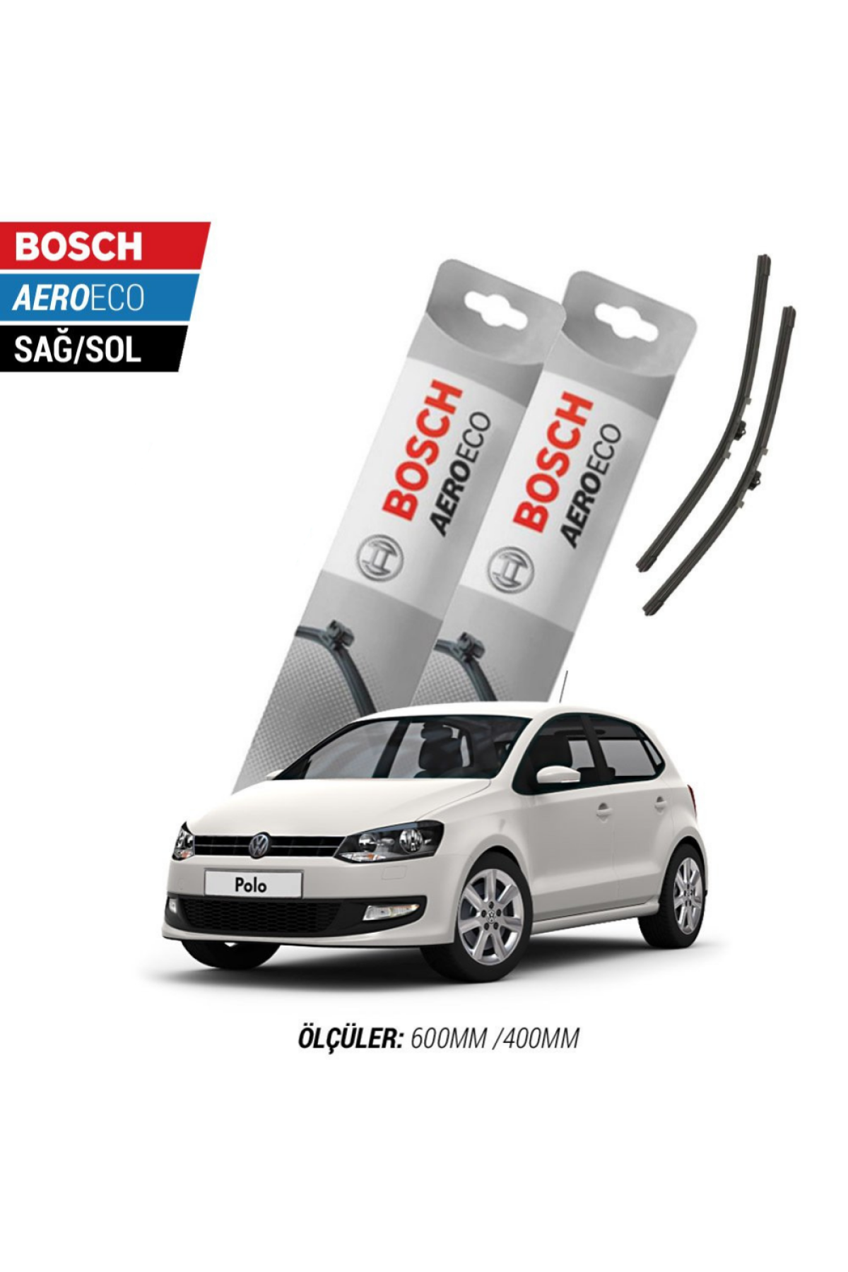 Volkswagen Polo 2012 Model Bosch Aeroeco Muz Silecek Takımı