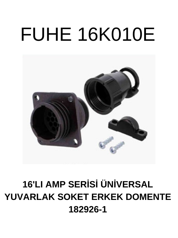 16K010E 16'LI AMP SERİSİ ÜNİVERSAL YUVARLAK SOKET ERKEK DEMONTE -182916-1