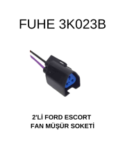 3K023B 2'Lİ FORD ESCORT FAN MÜŞÜR SOKETİ