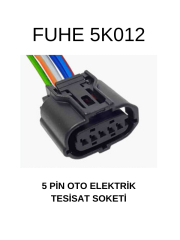 5K012 5 PİN OTO ELEKTRİK TESİSAT SOKETİ