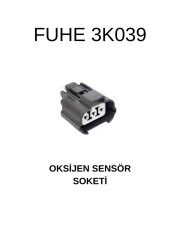 3K039 OKSİJEN SENSÖRÜ SOKETİ