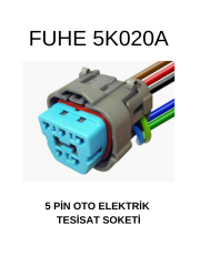 5K020A 5 PİN OTO ELEKTRİK TESİSAT SOKETİ