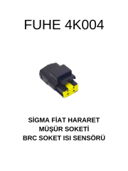 4K004 SİGMA FİAT HAREKET MÜŞÜR SOKETİ BRC SOKET ISI SENSÖRÜ