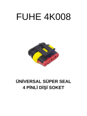 4K008 ÜNİVERSAL SÜPER SOKET 4 PİNLİ DİŞİ SOKET