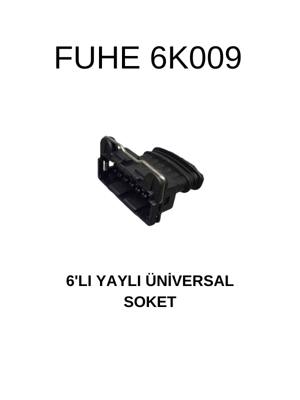 6K009 6'LI YAYLI ÜNİVERSAL SOKET