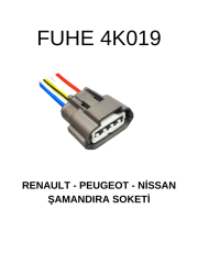 4K019 RENAULT-PEUGEOT-NISSAN ŞAMANDIRA SOKETİ