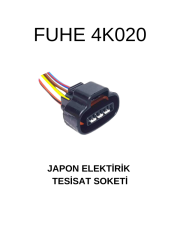 4K020 JAPON ELEKTRİK TESİSAT SOKETİ