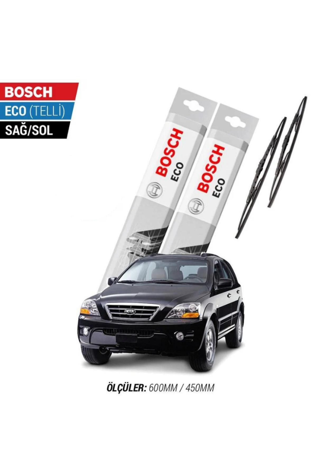 Kia Sorento 2003 Model Silecek Takımı Bosch Eco (Telli)