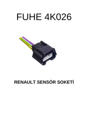 4K026 RENAULT SENSÖR SOKETİ