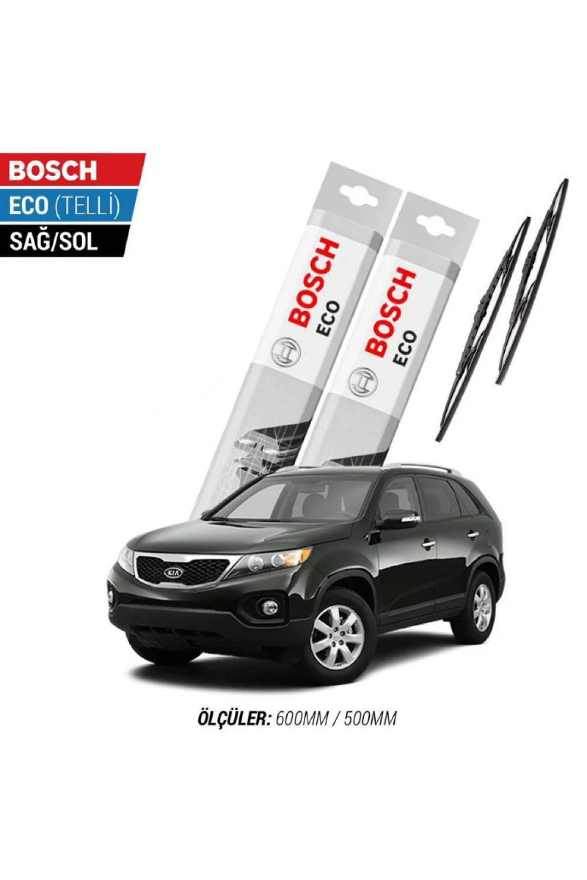Kia Sorento 2012 Model Silecek Takımı Bosch Eco (Telli)