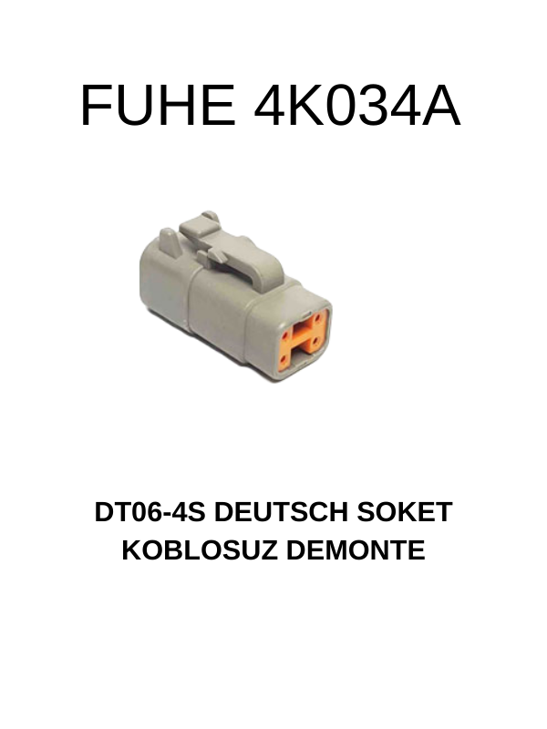 4K034A DEUTSCH SOKET KABLOSUZ DEMONTE