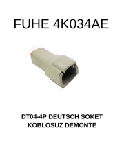 4K034AE DEUTSCH SOKET KABLOSUZ DEMONTE
