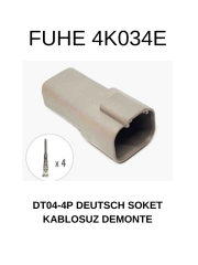 4K034E DEUTSCH SOKET KABLOSUZ DEMONTE