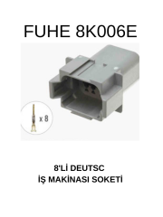 8K006E 8'Lİ DEUTSCH İŞ MAKİNASI SOKETİ