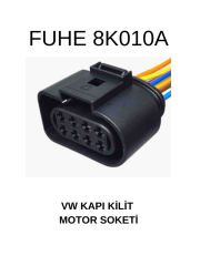 8K010A VW KAPI KİLİT MOTOR SOKETİ