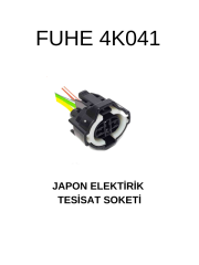 4K041 JAPON ELEKTRİK TESİSAT SOKETİ