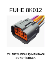 8K012 8Lİ MITSUBISHİ İŞ MAKINASI ERKEK SOKETİ