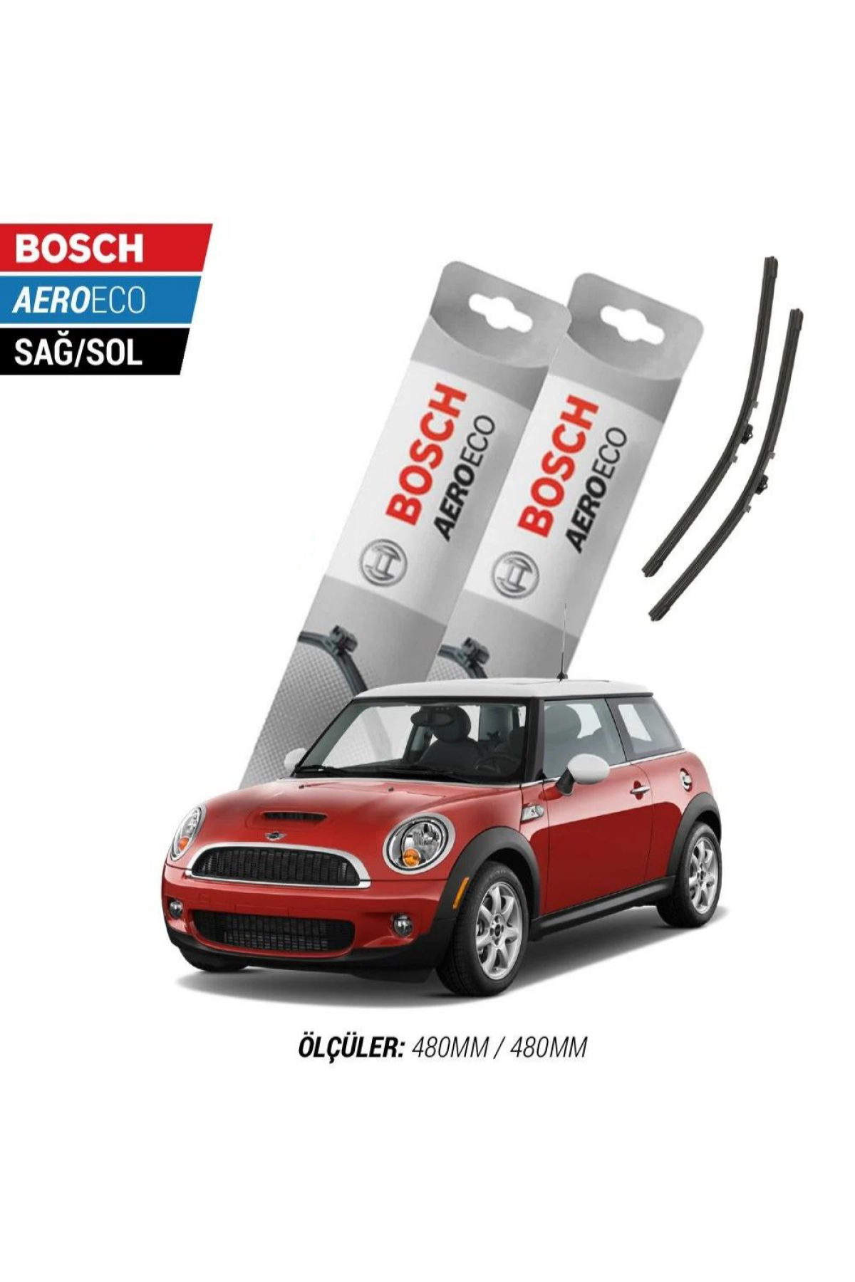 Mini Cooper 2011 Model Bosch Aeroeco Muz Silecek Takımı