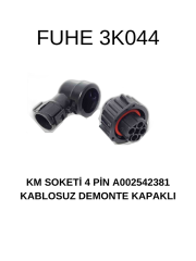 4K044 KM SOKETİ 4 PİN A0025452381 KABLOSUZ DEMONTE KAPAKLI