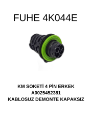 4K044E KM SOKETİ ERKEK A0025452381 KABLOSUZ DEMONTE KAPAKSIZ