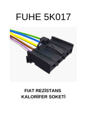 5K017 REZİSTANS KALORİFER SOKETİ